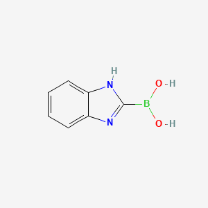 molecular formula C7H7BN2O2 B1520919 Acide benzimidazole-2-boronique CAS No. 1375184-43-2