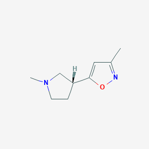 (R)-3-Methyl-5-(1-methylpyrrolidin-3-yl)isoxazole