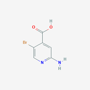 molecular formula C6H5BrN2O2 B1520921 2-Amino-5-bromoisonicotinic acid CAS No. 1000339-23-0