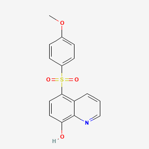 5-(4-Methoxybenzene-1-sulfonyl)quinolin-8-ol