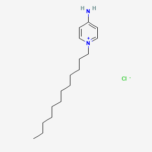 molecular formula C17H31ClN2 B1520930 4-Amino-1-dodecylpyridinium chloride CAS No. 50997-10-9