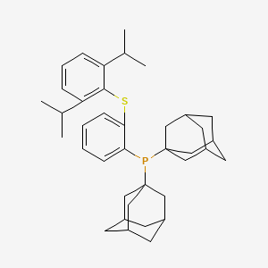 Di(adamantan-1-yl)(2-((2,6-diisopropylphenyl)thio)phenyl)phosphine