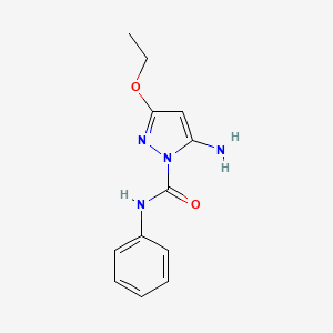 5-Amino-3-ethoxy-N-phenyl-1H-pyrazole-1-carboxamide