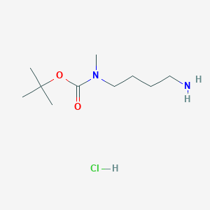 molecular formula C10H23ClN2O2 B1520933 N-(4-AMINOBUTYL)-N-METHYL CARBAMIC ACID TERT-BUTYL ESTER-HCl CAS No. 1188263-68-4