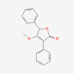 4-methoxy-3,5-diphenylfuran-2(5H)-one