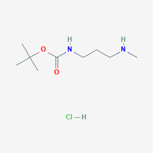 molecular formula C9H21ClN2O2 B1520934 1-(Boc-amino)-3-(methylamino)propane Hydrochloride CAS No. 1188264-02-9