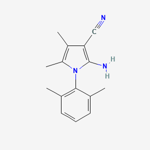 2-Amino-1-(2,6-dimethylphenyl)-4,5-dimethyl-1H-pyrrole-3-carbonitrile