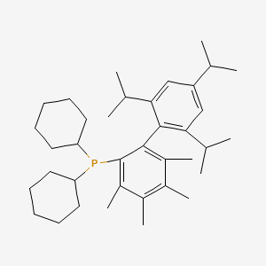 Dicyclohexyl(2',4',6'-triisopropyl-3,4,5,6-tetramethyl-[1,1'-biphenyl]-2-yl)phosphine