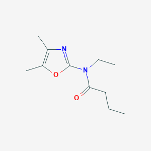 N-(4,5-Dimethyl-1,3-oxazol-2-yl)-N-ethylbutanamide