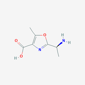 (S)-2-(1-aminoethyl)-5-methyloxazole-4-carboxylic acid