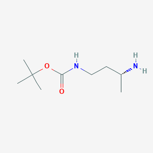 molecular formula C9H20N2O2 B1520948 (R)-1-Boc-amino-butyl-3-amine CAS No. 1187927-71-4