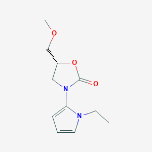 (R)-3-(1-Ethyl-1H-pyrrol-2-yl)-5-(methoxymethyl)oxazolidin-2-one