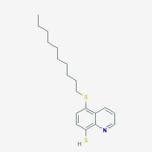 5-(Decylsulfanyl)quinoline-8-thiol