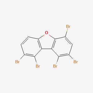 1,2,4,8,9-Pentabromodibenzo[b,d]furan