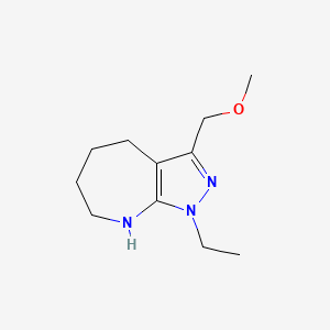 1-Ethyl-3-(methoxymethyl)-1,4,5,6,7,8-hexahydropyrazolo[3,4-b]azepine