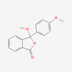 3-Methoxy-3-(4-methoxyphenyl)-2-benzofuran-1(3H)-one