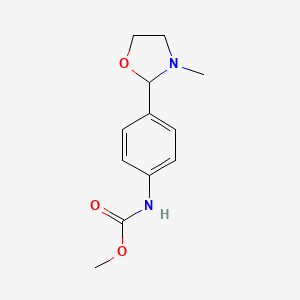 Methyl [4-(3-methyl-1,3-oxazolidin-2-yl)phenyl]carbamate