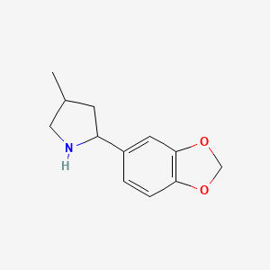 2-(Benzo[d][1,3]dioxol-5-yl)-4-methylpyrrolidine