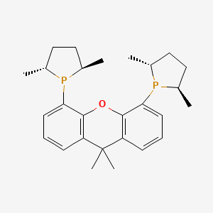 (2R,2'R,5R,5'R)-1,1'-(9,9-Dimethyl-9H-xanthene-4,5-diyl)bis(2,5-dimethylphospholane)