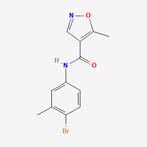 N-(4-Bromo-3-methylphenyl)-5-methyl-1,2-oxazole-4-carboxamide