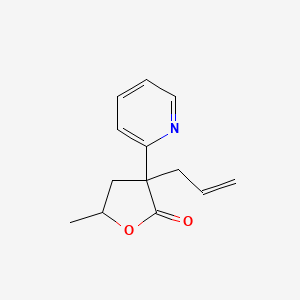 3-Allyl-5-methyl-3-(2-pyridyl)dihydro-2(3H)-furanone