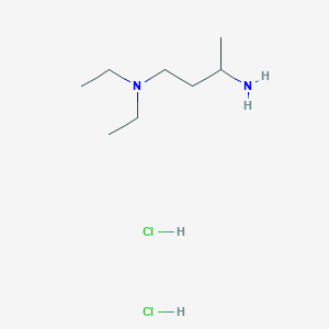 molecular formula C8H22Cl2N2 B1520965 (3-Aminobutyl)diethylamine dihydrochloride CAS No. 18246-92-9