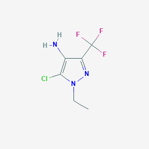 5-Chloro-1-ethyl-3-(trifluoromethyl)-1H-pyrazol-4-amine