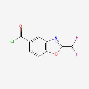 2-(Difluoromethyl)benzo[d]oxazole-5-carbonyl chloride