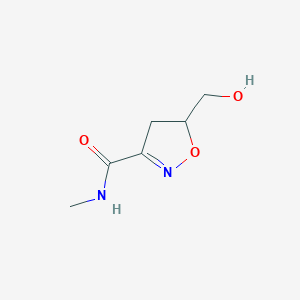 5-(Hydroxymethyl)-N-methyl-4,5-dihydroisoxazole-3-carboxamide