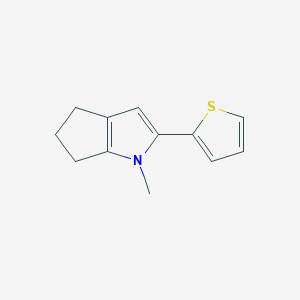 1-Methyl-2-(thiophen-2-yl)-1,4,5,6-tetrahydrocyclopenta[b]pyrrole