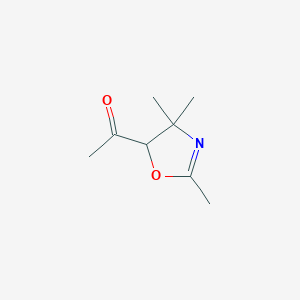 1-(2,4,4-Trimethyl-4,5-dihydro-1,3-oxazol-5-yl)ethan-1-one