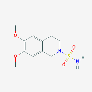 molecular formula C11H16N2O4S B1520983 6,7-Dimethoxy-3,4-dihydroisoquinoline-2(1H)-sulfonamide CAS No. 1094222-85-1