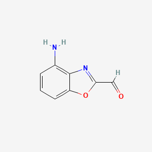 4-Aminobenzo[d]oxazole-2-carbaldehyde