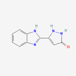 5-(1H-Benzo[d]imidazol-2-yl)-1H-pyrazol-3-ol