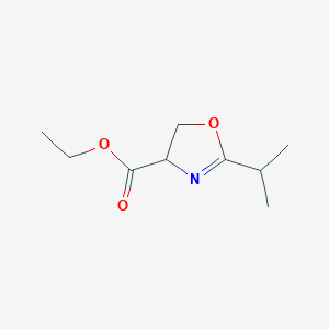 Ethyl 2-isopropyl-4,5-dihydrooxazole-4-carboxylate