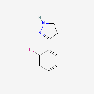 3-(2-fluorophenyl)-4,5-dihydro-1H-pyrazole