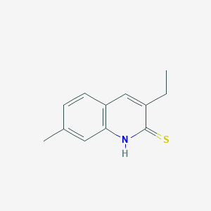 3-Ethyl-7-methylquinoline-2-thiol