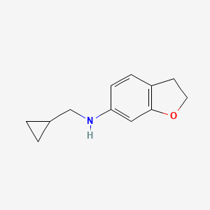 N-(Cyclopropylmethyl)-2,3-dihydro-1-benzofuran-6-amine