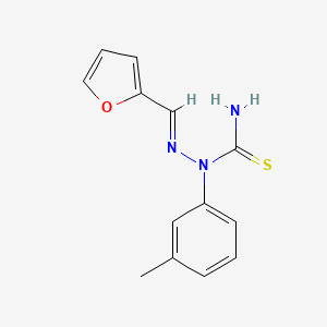 2-(Furan-2-ylmethylene)-1-(m-tolyl)hydrazinecarbothioamide