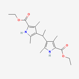 Diethyl 4,4'-ethane-1,1-diylbis(3,5-dimethyl-1h-pyrrole-2-carboxylate)