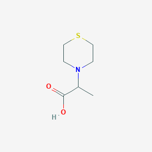 molecular formula C7H13NO2S B1520999 2-(Thiomorpholin-4-yl)propanoic acid CAS No. 6007-57-4