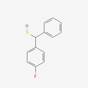 molecular formula C13H11FS B1521004 (4-氟苯基)(苯基)甲硫醇 CAS No. 1039319-73-7