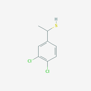 molecular formula C8H8Cl2S B1521005 1-(3,4-二氯苯基)乙烷-1-硫醇 CAS No. 1039935-47-1
