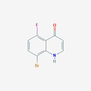 molecular formula C9H5BrFNO B1521019 8-Bromo-5-fluoroquinolin-4-OL CAS No. 1065092-35-4