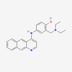 4-(Benzo[g]quinolin-4-ylamino)-2-((diethylamino)methyl)phenol