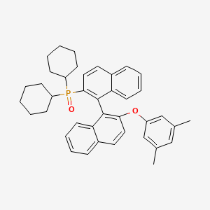 (1R)-Dicyclohexyl(2'-(3,5-dimethylphenoxy)-[1,1'-binaphthalen]-2-yl)phosphine oxide