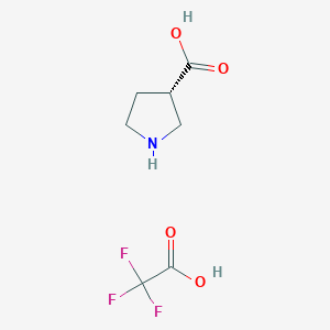 (3S)-pyrrolidine-3-carboxylic acid;2,2,2-trifluoroacetic acid