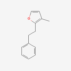 3-Methyl-2-(2-phenylethyl)furan