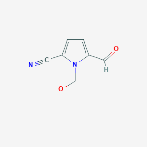 5-Formyl-1-(methoxymethyl)-1H-pyrrole-2-carbonitrile