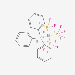 Tris(trifluoro-5-phosphanyl)(triphenyl-5-phosphanyl)nickel